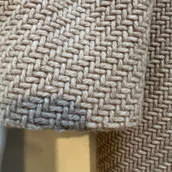 Talbots Tan Textured Button-Up Jacket - Picture 4 of 13